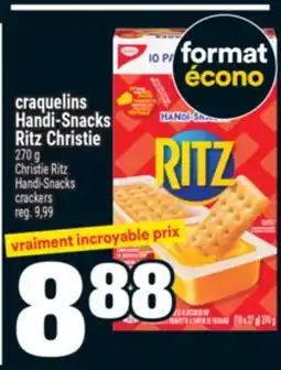 Super C CRAQUELINS HANDI-SNACKS RITZ CHRISTIE | CHRISTIE RITZ HANDI SNACKS CRACKERS offer