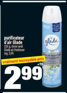 Super C PURIFICATEUR D'AIR GLADE | GLADE AIR FRESHENER offer