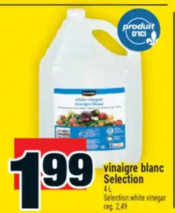 Super C VINAIGRE BLANC SELECTION | SELECTION WHITE VINEGAR offer