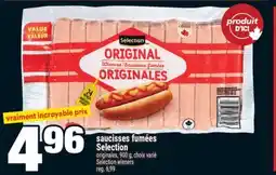 Super C SAUCISSES FUMÉES SELECTION | SELECTION WIENERS offer