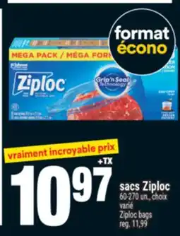 Super C SACS ZIPLOC | ZIPLOC BAGS offer