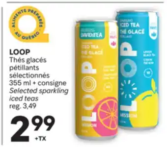 Brunet LOOP Thés glacés pétillants sélectionnés offer