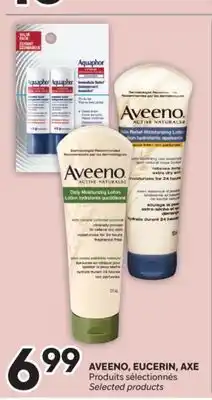 Brunet AVEENO, EUCERIN, AXE Produits sélectionnés offer