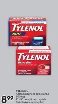 Brunet TYLENOL Acétaminophène sélectionné offer