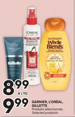 Brunet GARNIER, L'ORÉAL, GILLETTE Produits sélectionnés offer