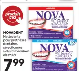 Brunet NOVADENT Nettoyants pour prothèses dentaires sélectionnés offer