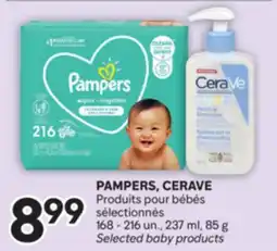 Brunet PAMPERS, CERAVE Produits pour bébés sélectionnés offer