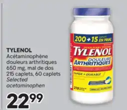 Brunet TYLENOL Acétaminophène douleurs arthritiques offer
