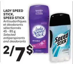 Brunet LADY SPEED STICK, SPEED STICK Antisudorifiques et déodorants sélectionnés 45-85 g offer