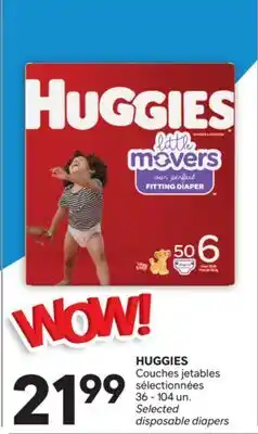 Brunet HUGGIES Couches jetables sélectionnées offer