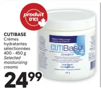 Brunet CUTIBASE Crèmes hydratantes sélectionnées offer