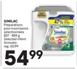 Brunet SIMILAC Préparations pour nourrissons sélectionnées offer