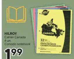 Brunet HILROY Cahier Canada 4 un offer
