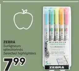 Brunet ZEBRA Surligneurs sélectionnés offer