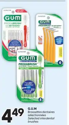 Brunet G.U.M Brossettes dentaires sélectionnées offer