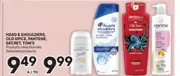 Brunet HEAD & SHOULDERS, OLD SPICE, PANTENE, SECRET, TOM'S Produits sélectionnés offer