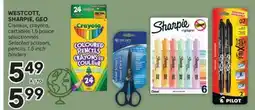 Brunet WESTCOTT, SHARPIE, GEO Ciseaux, crayons, cartables 1, 5 pouce sélectionnés offer