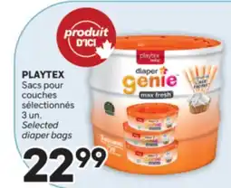 Brunet PLAYTEX Sacs pour couches sélectionnés offer