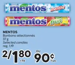 Brunet MENTOS Bonbons sélectionnés offer