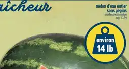Marché Adonis Melon d'eau entier sans pépins | Seedless watermelon offer