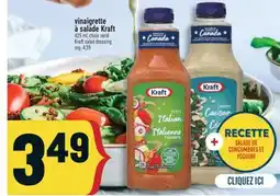 Marché Adonis IDÉES VINAIGRETTE À SALADE KRAFT | KRAFT SALAD DRESSING offer