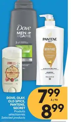 Brunet DOVE, OLAY, OLD SPICE, PANTENE, SECRET Produits sélectionnés offer