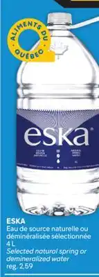 Brunet ESKA Eau de source naturelle ou déminéralisée offer