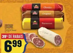 Marché Adonis SAUCISSONS IRRÉSISTIBLE | IRRÉSISTIBLE DRY SAUSAGES offer