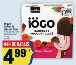 Marché Adonis Yogourt ou barres glacées Iögo | Iögo frozen yogurt or bars offer