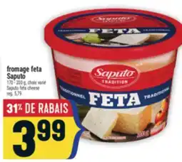 Marché Adonis Fromage feta Saputo | Saputo feta cheese offer