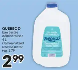 Brunet QUÉBEC O Eau traitée déminéralisée offer