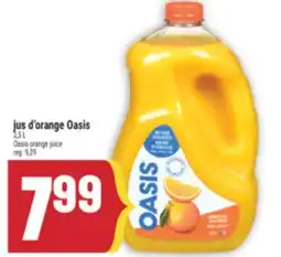 Marché Adonis Jus d'orange Oasis | Oasis orange juice offer