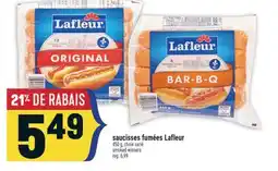 Marché Adonis Saucisses fumées Lafleur | Lafleur smoked wieners offer