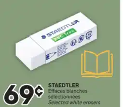 Brunet STAEDTLER Effaces blanches sélectionnées offer