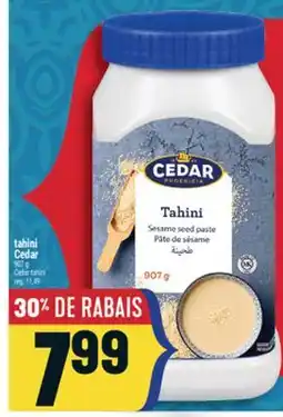 Marché Adonis TAHINI CEDAR | CEDAR TAHINI offer