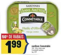 Marché Adonis Sardines Connetable | Connetable sardines offer