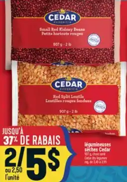 Marché Adonis LÉGUMINEUSES SÈCHES CEDAR | CEDAR DRY LEGUMES offer