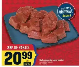 Marché Adonis FILET MIGNON DE BOEUF MARINÉ | MARINATED BEEF TENDERLOIN offer