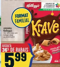 Marché Adonis Céréales Kellogg's | Kellogg's cereal offer