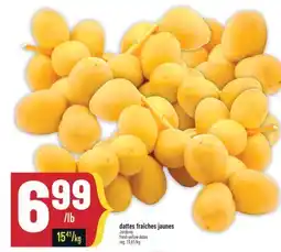 Marché Adonis DATTES FRAÎCHES JAUNES | JORDANIE FRESH YELLOW DATES offer