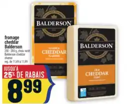 Marché Adonis Fromage cheddar Balderson | Balderson cheddar cheese offer