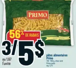 Marché Adonis PÂTES ALIMENTAIRES PRIMO | PRIMO PASTA offer