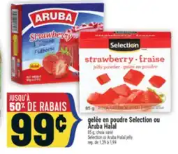 Marché Adonis Gelée en poudre Selection ou Aruba Halal | Selection or Aruba Halal jelly offer