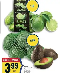 Marché Adonis AVOCATS OU LIMES | AVOCADOS OR LIMES offer