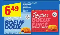Maxi FEUILLETÉS DE BŒUF LLOYDIE'S |LLOYDIE'S BEEF PATTIES, 780 G offer