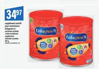 Maxi SUPPLÉMENT NUTRITIF POUR NOURRISSONS ENFAGROW A+ | INFANT NUTRITIONAL SUPPLEMENT, 907 g offer