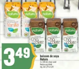 Marché Adonis Boisson de soya Natura | Natura soy drink offer