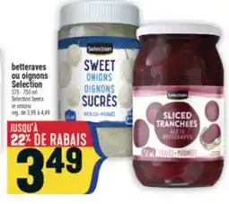 Marché Adonis BETTERAVES OU OIGNONS SELECTION | SELECTION BEETS OR ONIONS offer