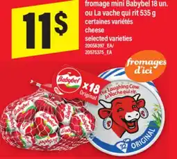 Maxi FROMAGE MINI BABYBEL, 18 UN. OU LA VACHE QUI RIT, 535 G | CHEESE offer