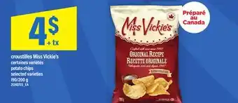 Maxi CROUSTILLES MISS VICKIE'S | POTATO CHIPS, 190/200 g offer